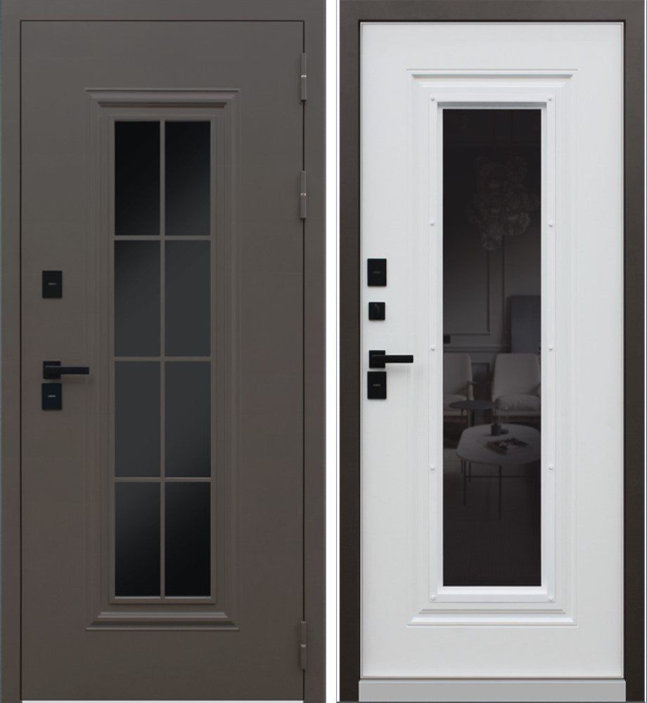 Дверь Тундра с окном Терморазрыв 3К DIS007256