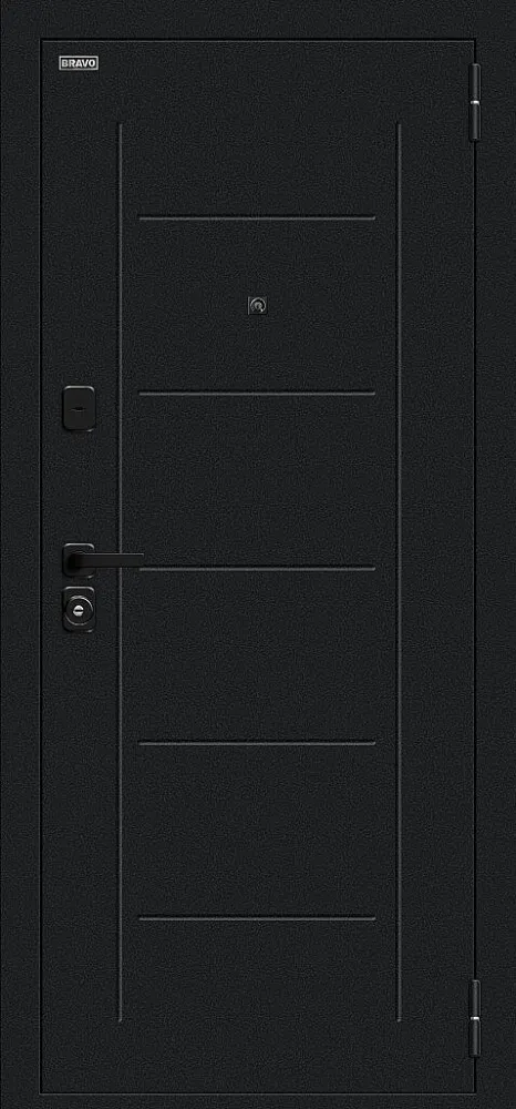 Дверь Борн/SBlack Букле черное/Wenge Melinga BR6185